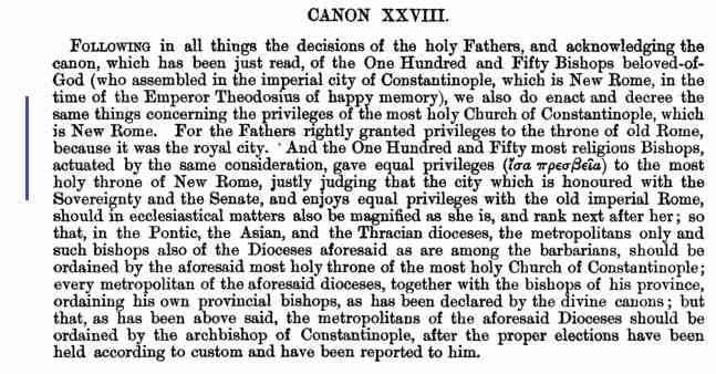 Conciliul de la Calcedon canonul 28 NPNF2 vol 14 pg 287